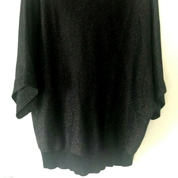 Calvin Klein Shiny Black Top One Size (Fits L/XL) - Picture 4 of 4